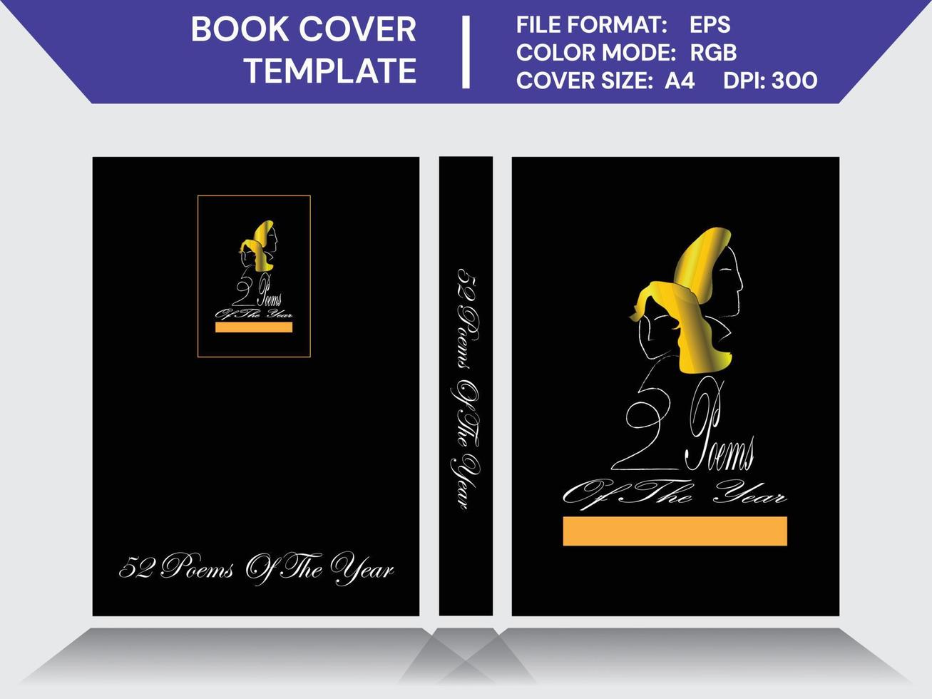 Book Cover vector Illustration Template