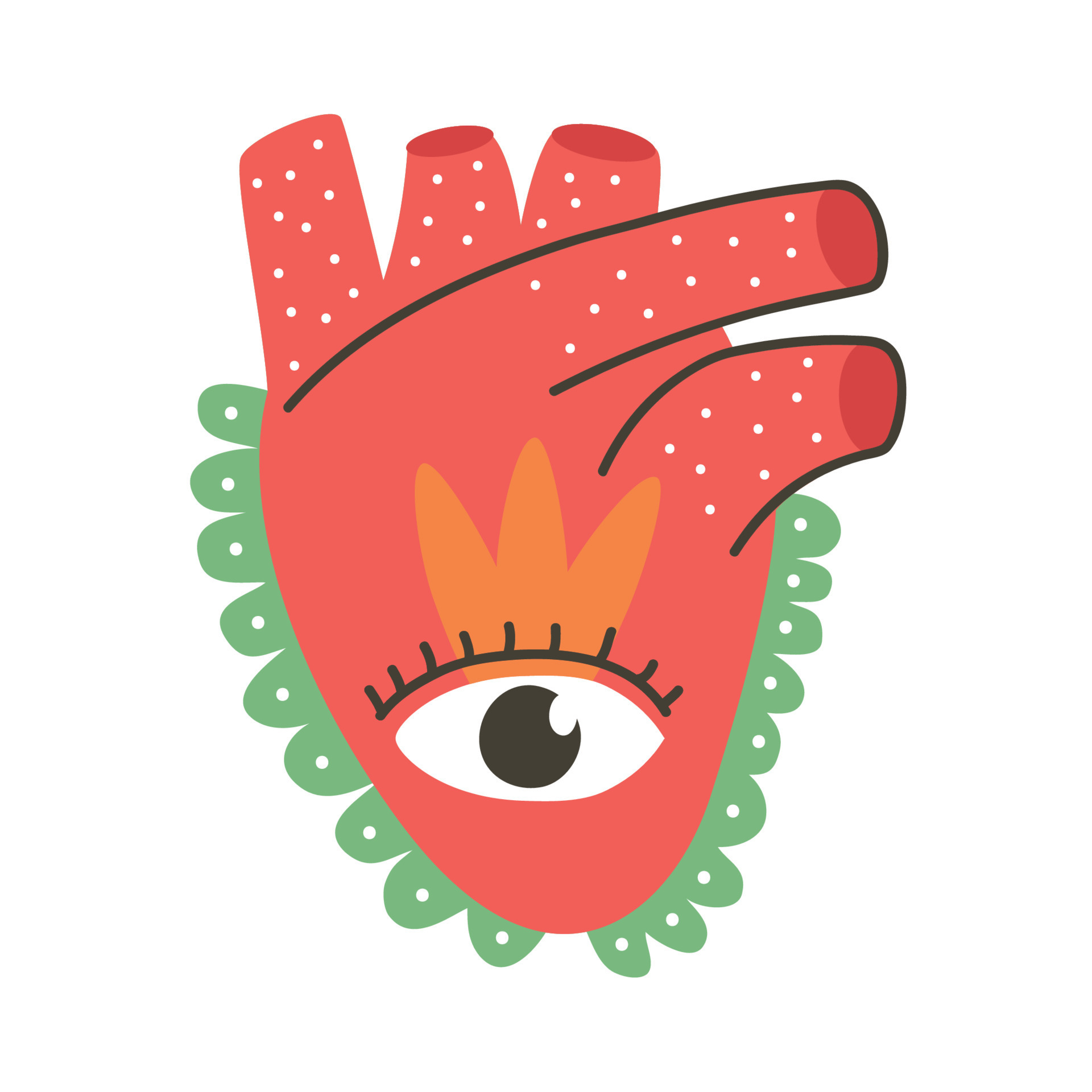 cool decorated heart 12389042 Vector Art at Vecteezy