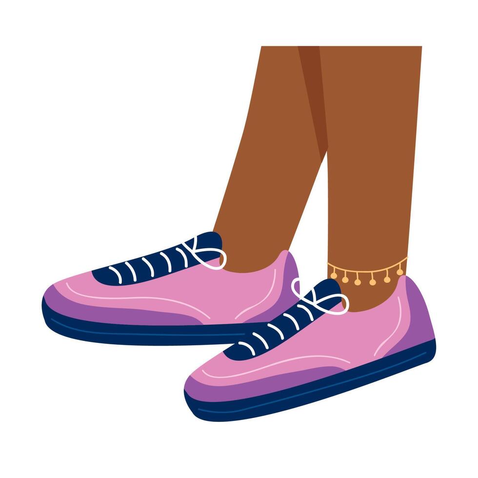 lindo icono de zapatillas vector