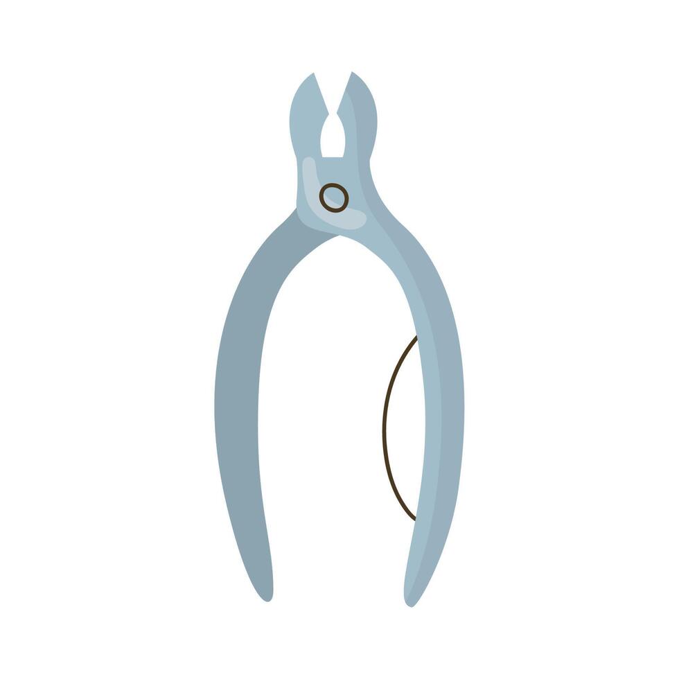 metal tweezers design vector