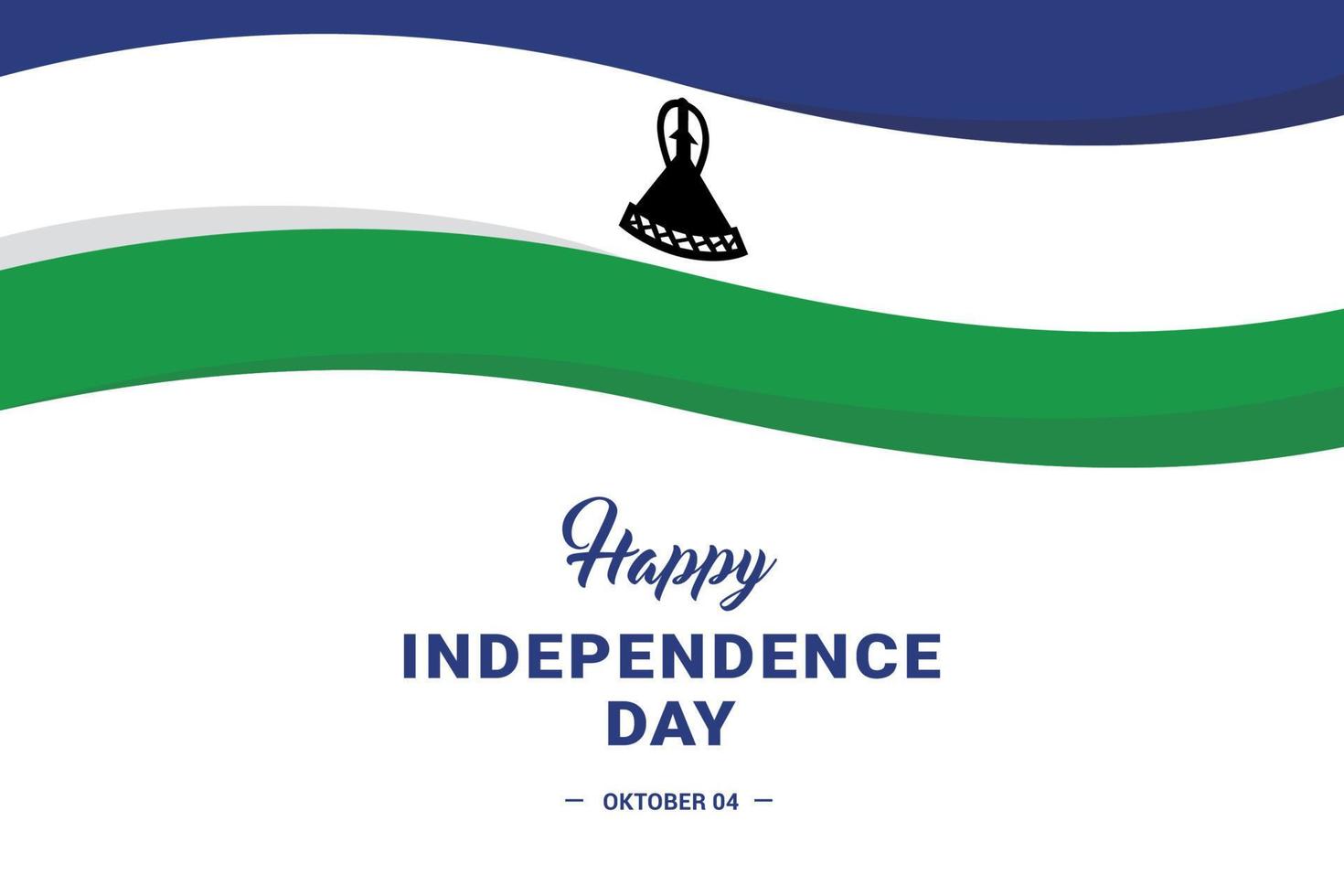 Lesotho Independence Day vector