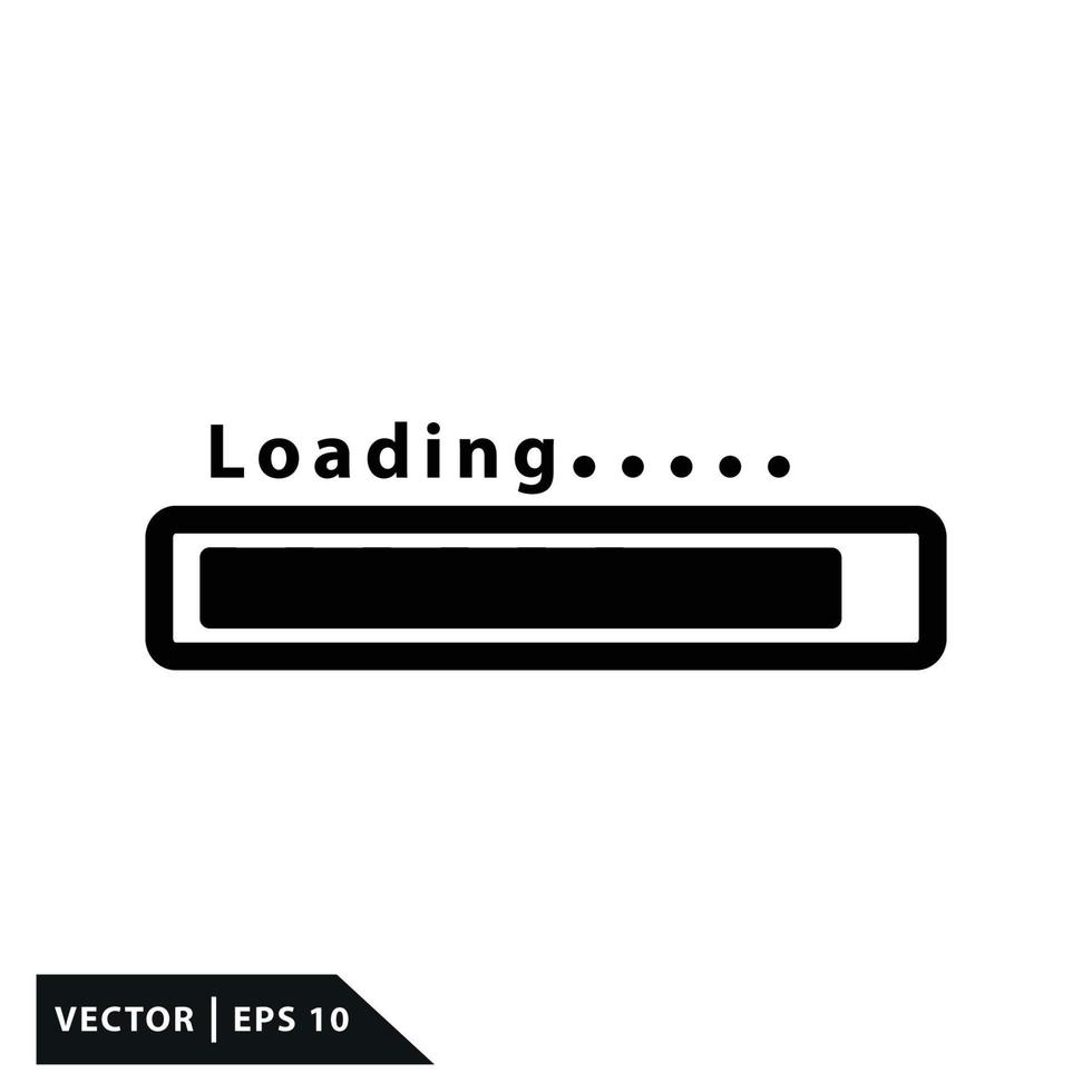 Loading icon sign vector logo template