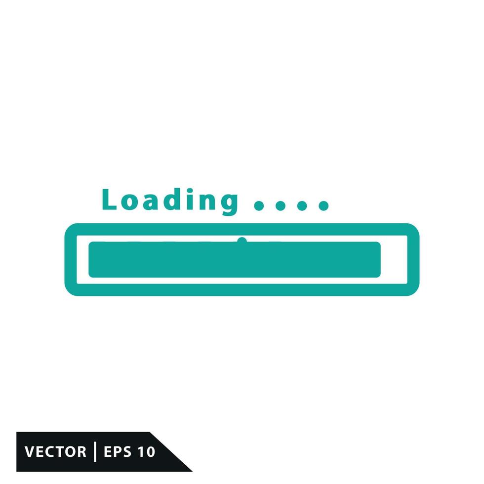 Loading icon sign vector logo template