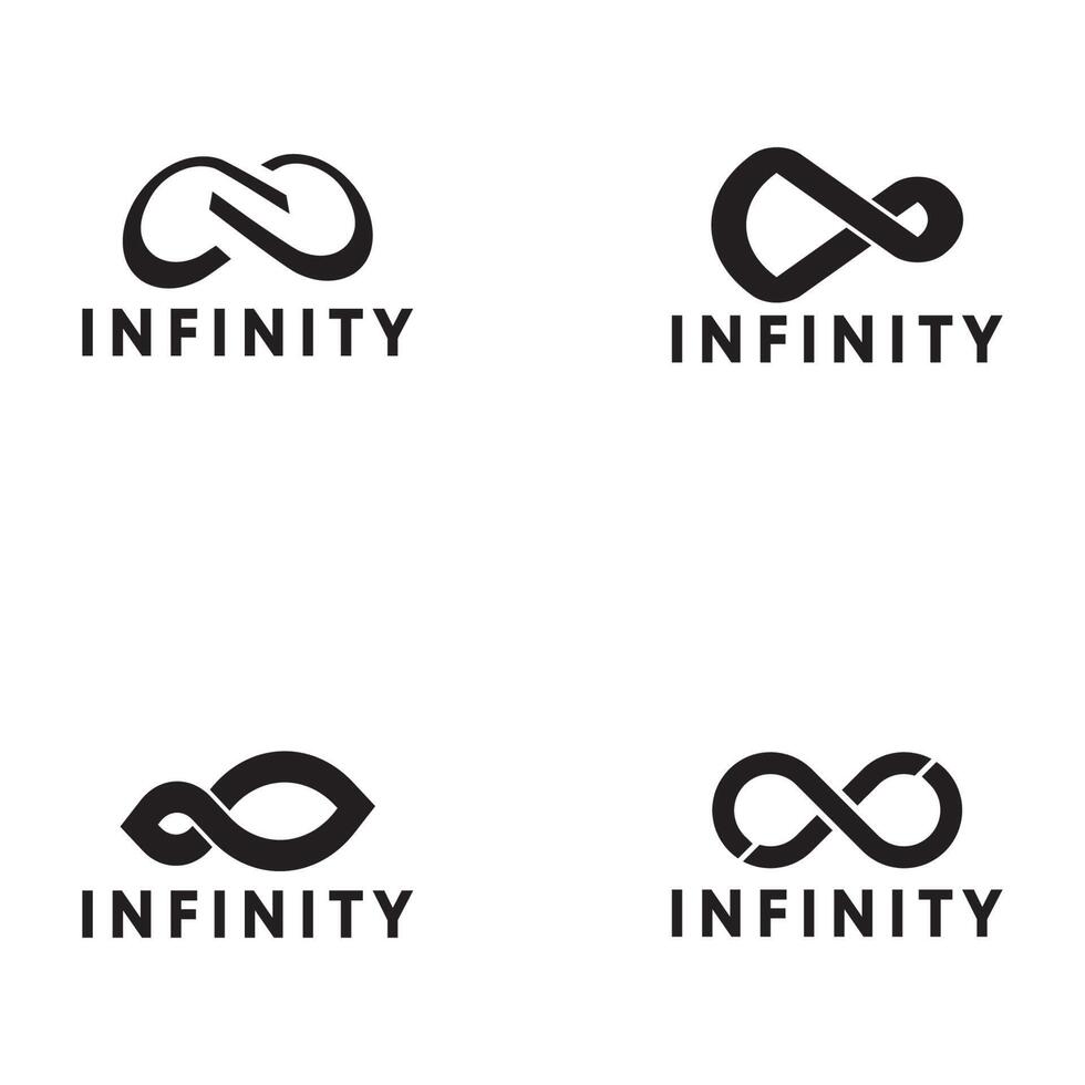 Infinity Vector Logo Template Illustration Design.