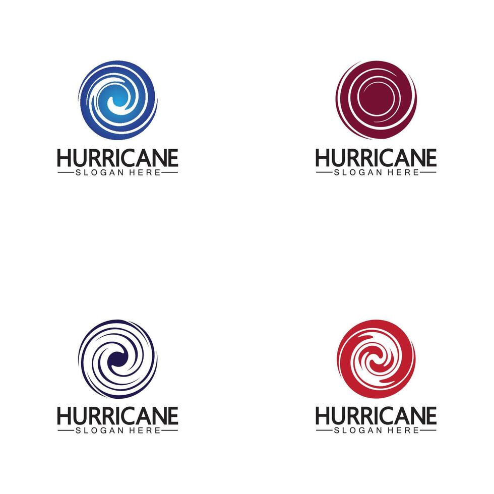 Hurricane logo symbol icon illustration vector