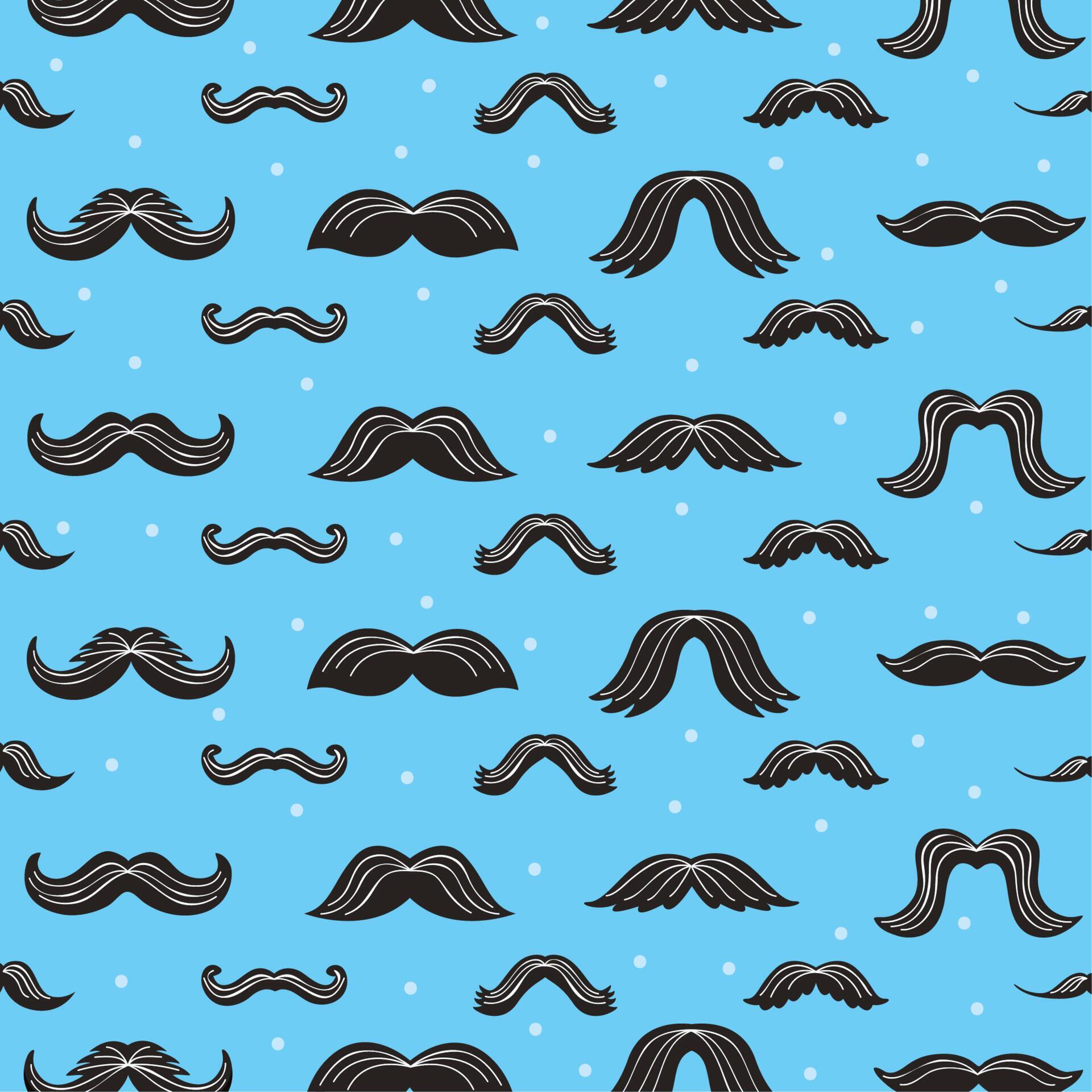 patrón de bigotes en azul 12390191 Vector en Vecteezy