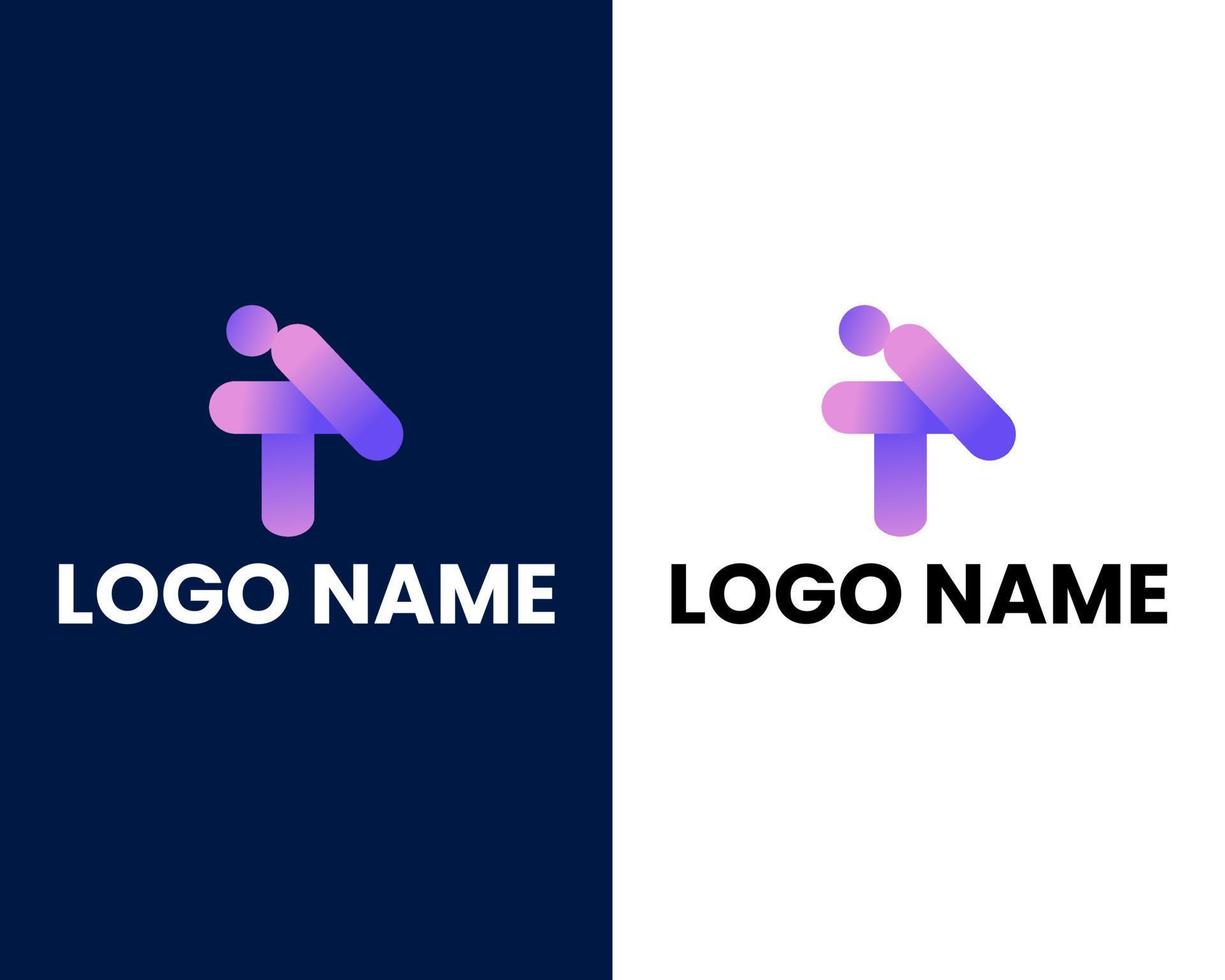 letter t ,y with i modern logo design template vector
