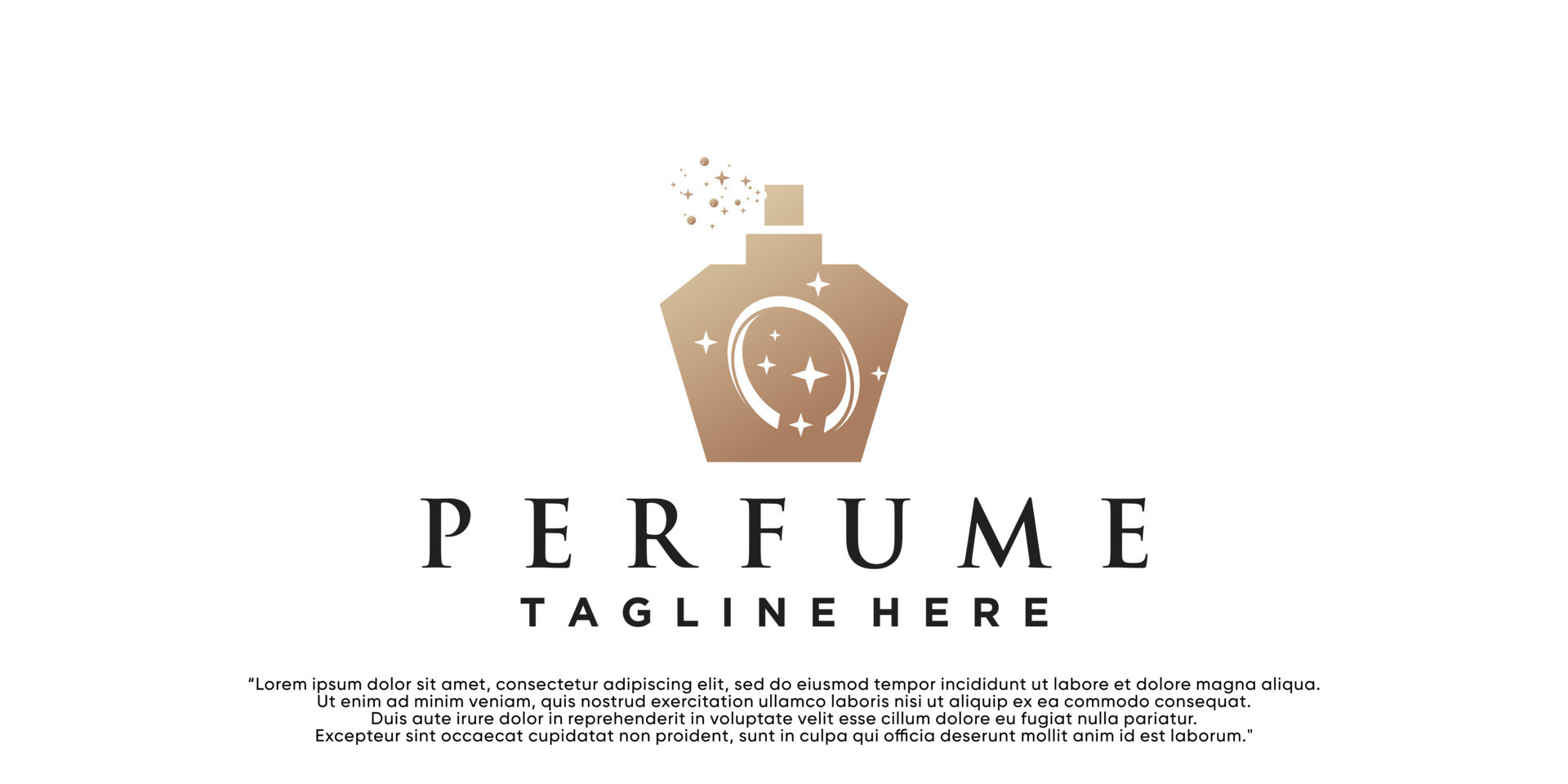 Premium Vector, Luxurious perfume logo