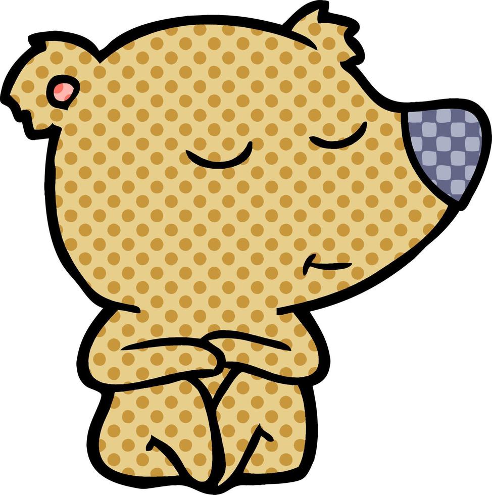 bear cartoon chraracter vector