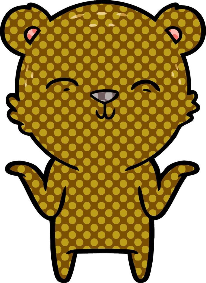 bear cartoon chraracter vector