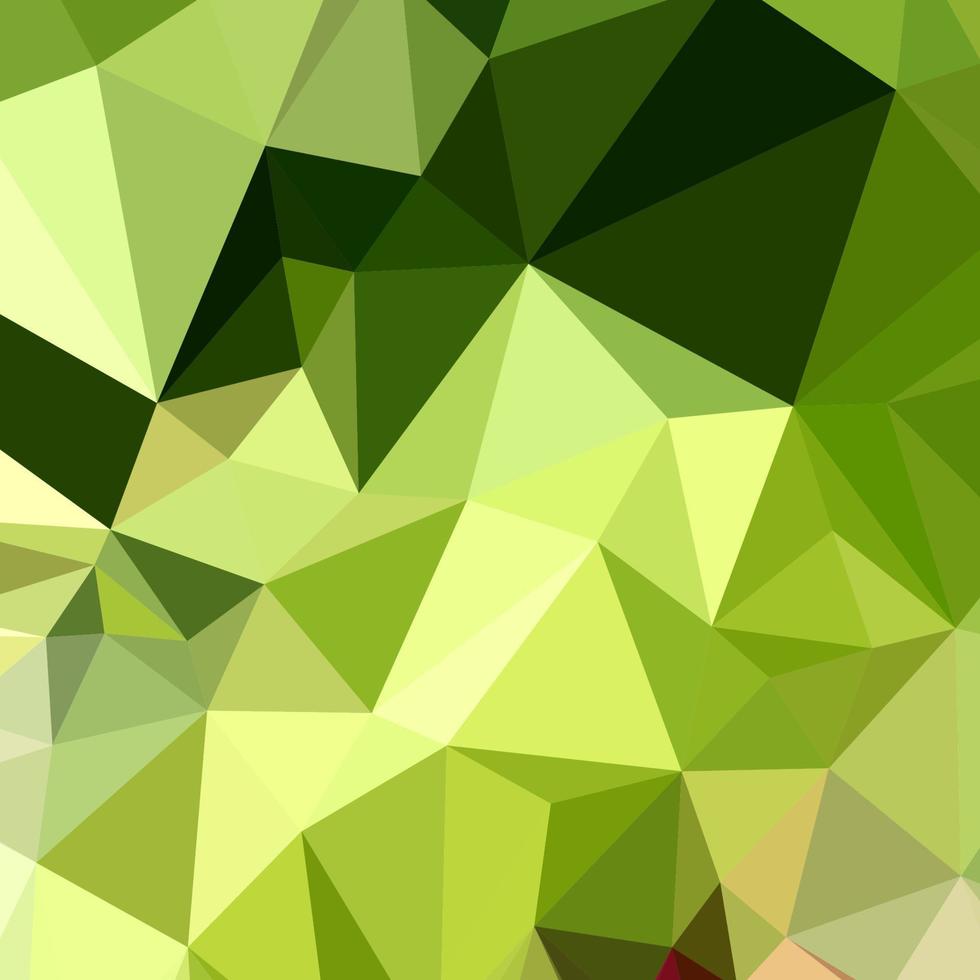 Electric Lime Green Abstract Low Polygon Background vector