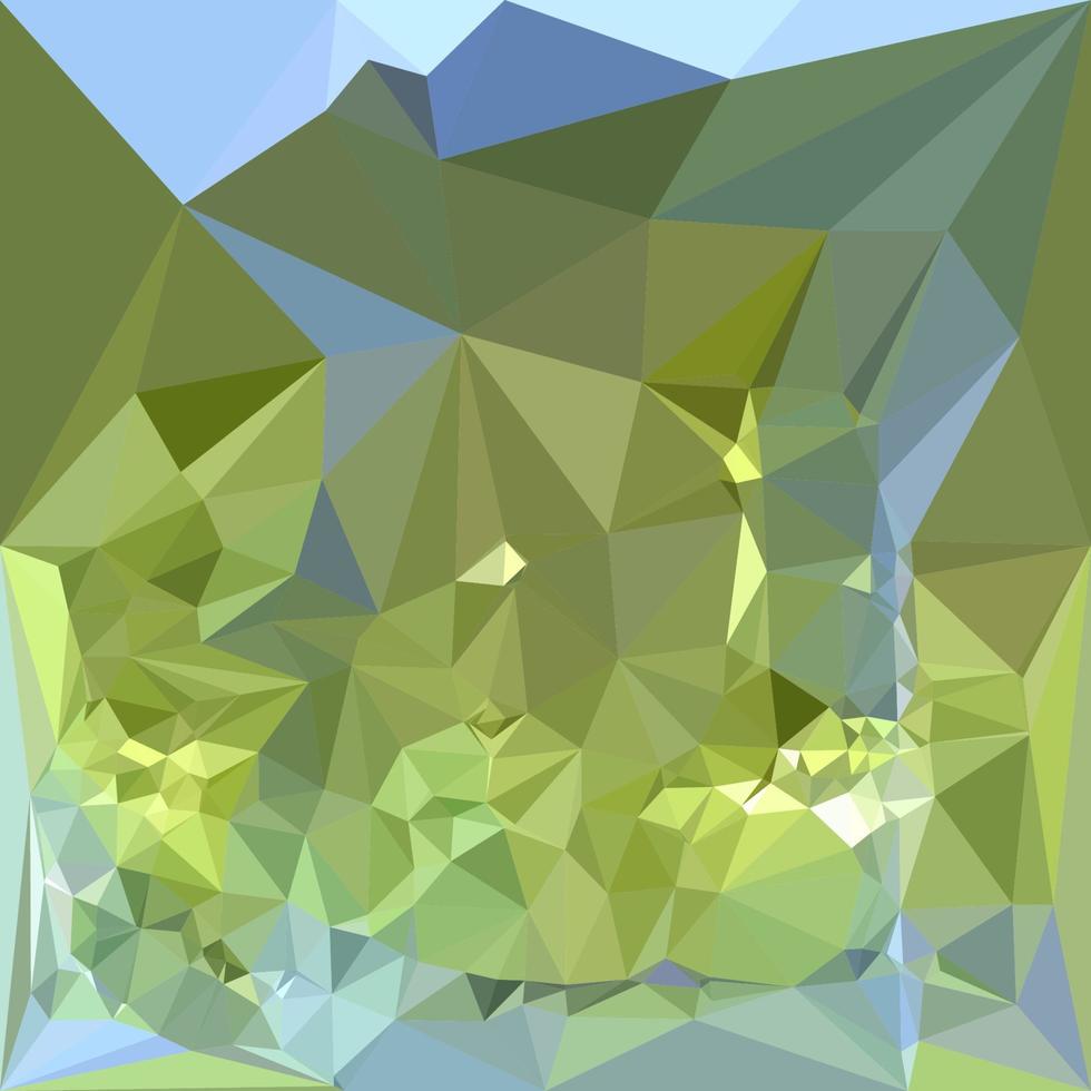 Limerick Green Abstract Low Polygon Background vector