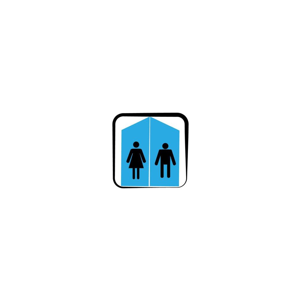 vector de ilustración de habitación de mujeres baño bañera baño de hombres