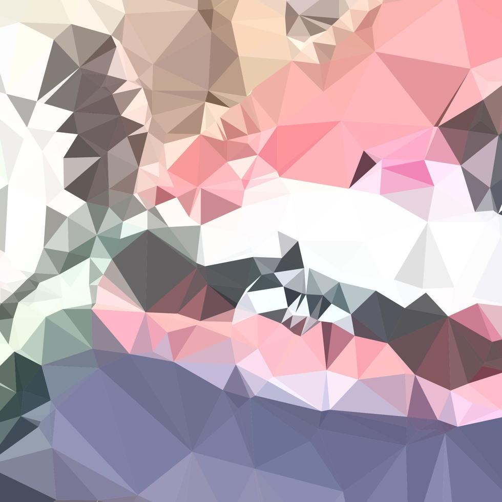 Lavender Pink Abstract Low Polygon Background vector