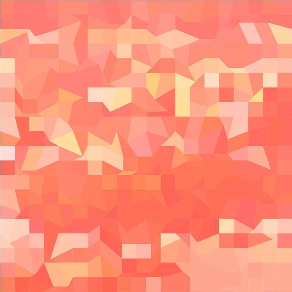 Orange Abstract Low Polygon Background vector