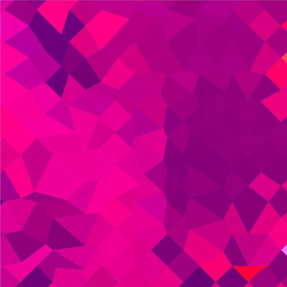 Medium Violet Red Abstract Low Polygon Background vector