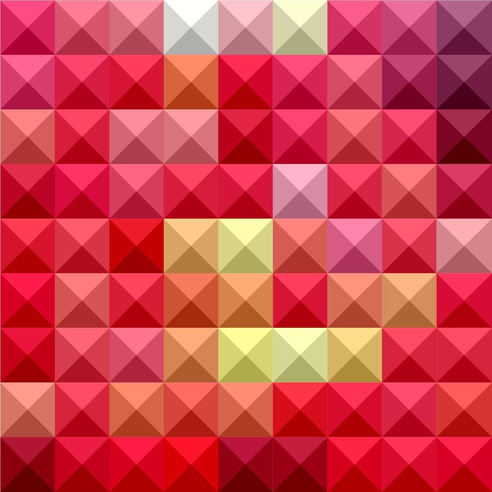 Electric Crimson Red Abstract Low Polygon Background vector