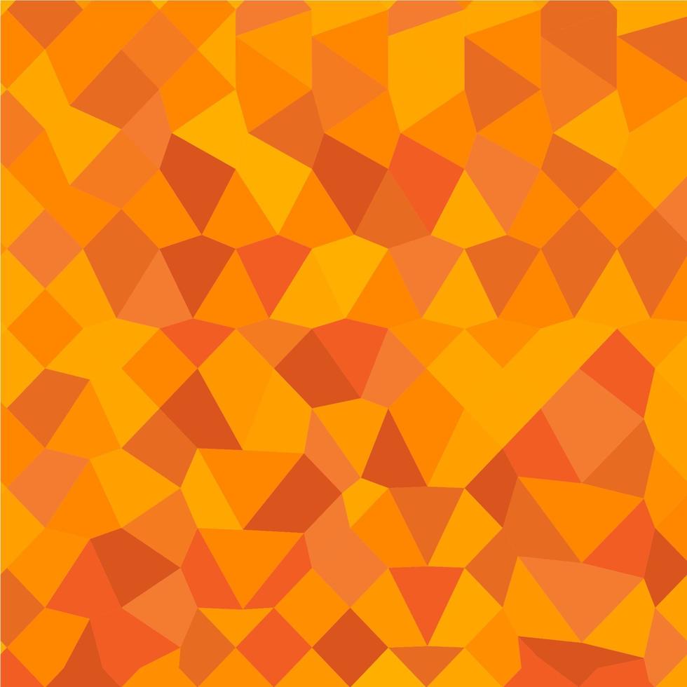 Golden Poppy Yello Abstract Low Polygon Background vector