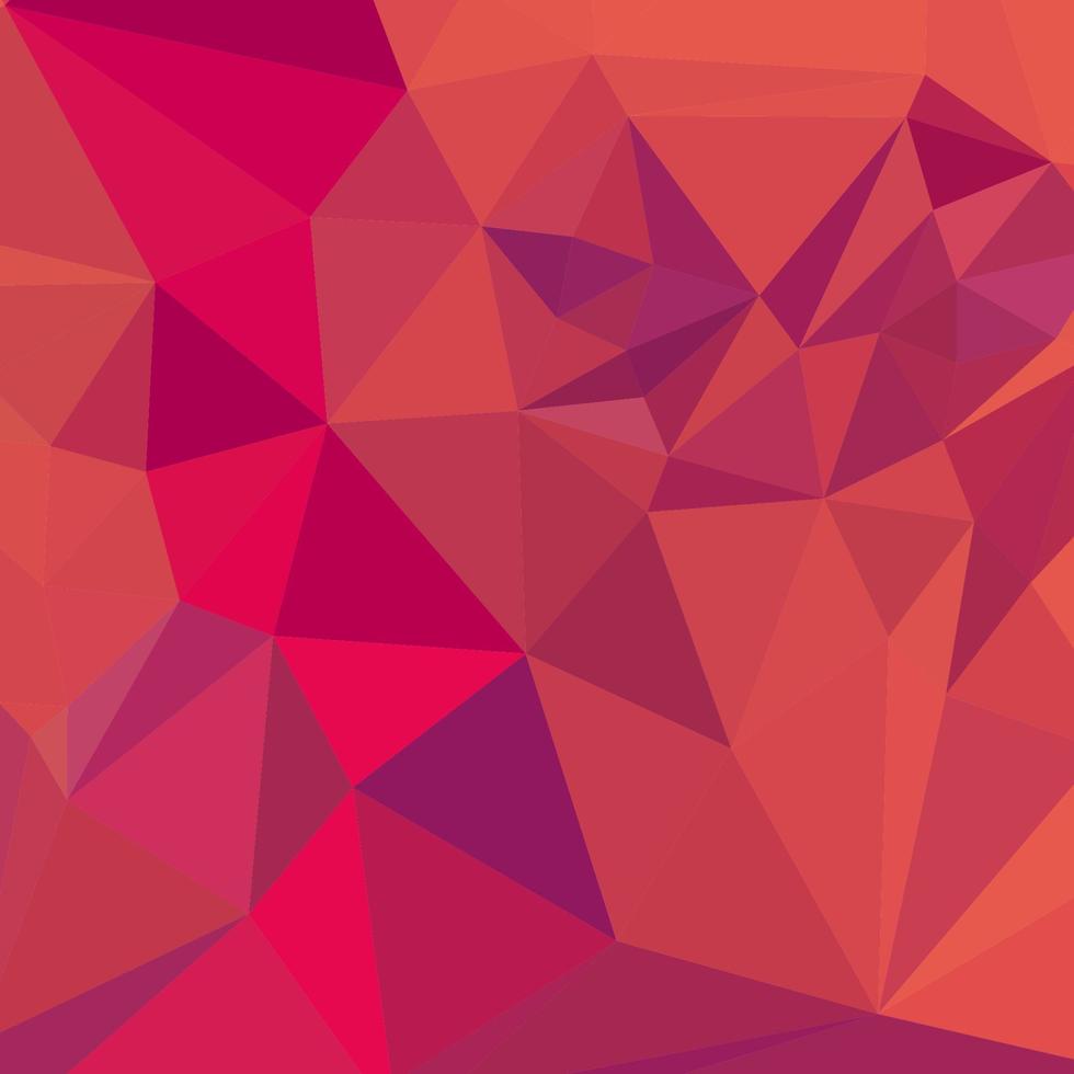 Jazzberry Jam Red Abstract Low Polygon Background vector