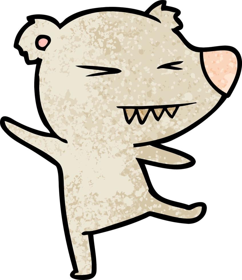 bear cartoon chraracter vector