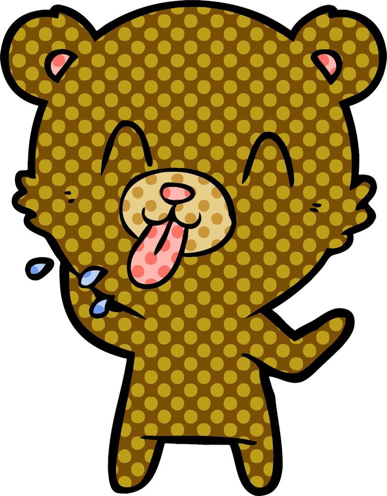 bear cartoon chraracter vector