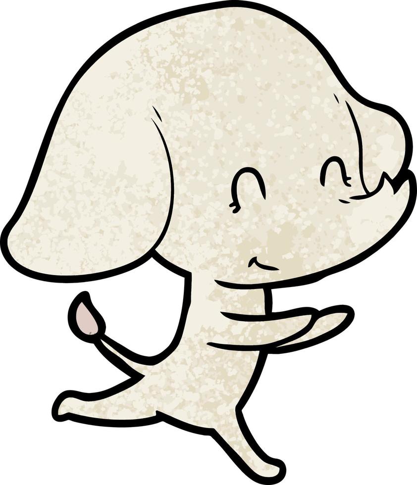 cute cartoon elephant vector