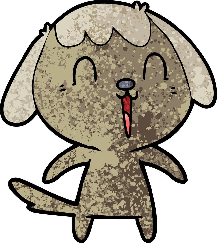 cute cartoon dog vector