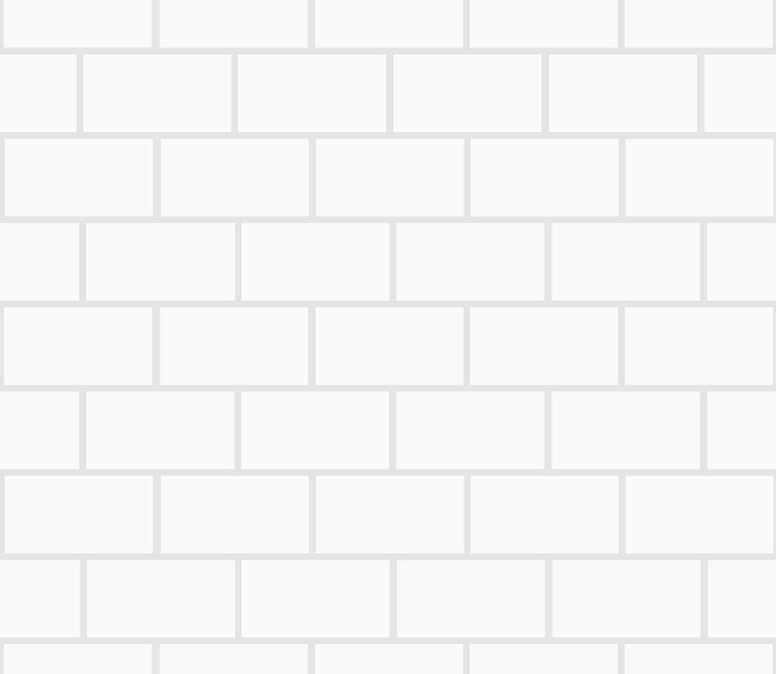 White brick wall seamless pattern. vector