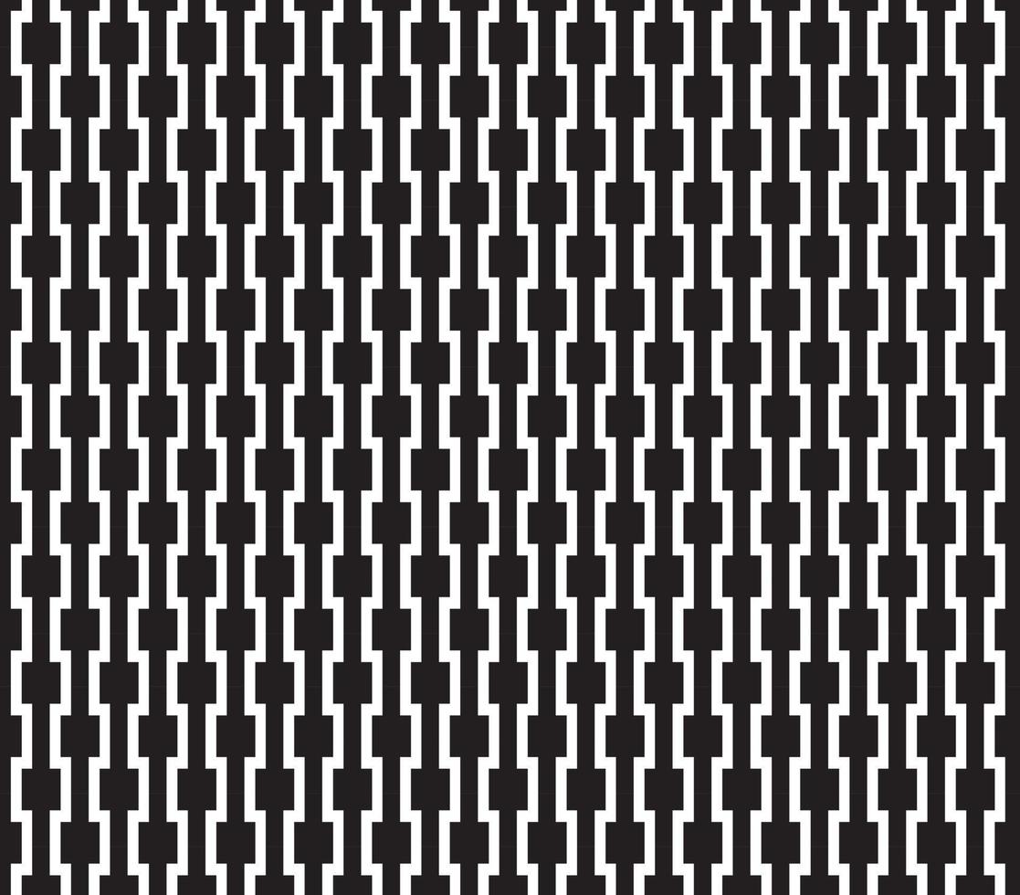 abstract pattern border Seamless black, gray and white square stripes Beautiful geometric maze pattern fabric. vector