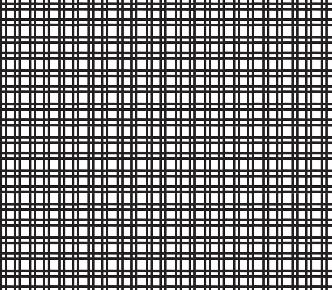 abstract pattern border Seamless black, gray and white square stripes Beautiful geometric maze pattern fabric. vector