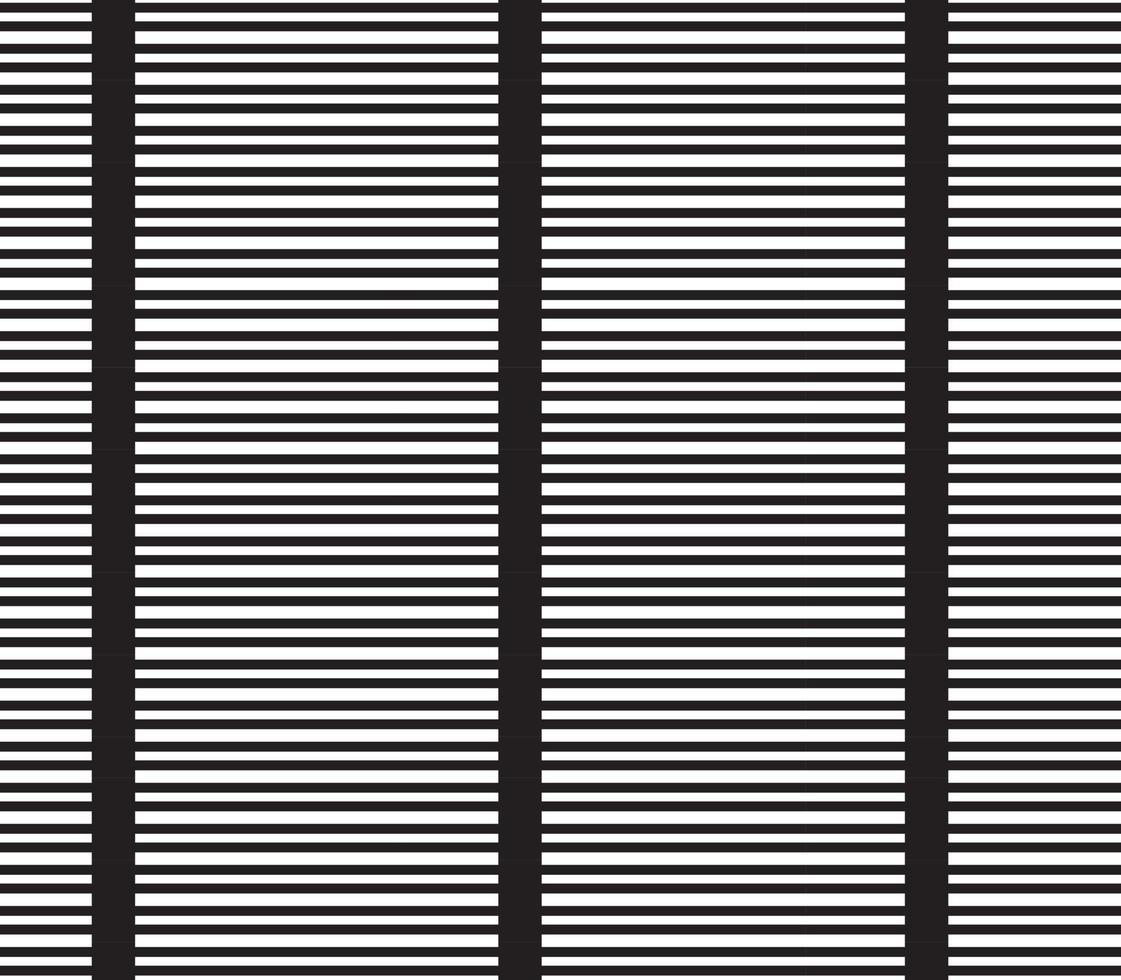 abstract pattern border Seamless black, gray and white square stripes Beautiful geometric maze pattern fabric. vector