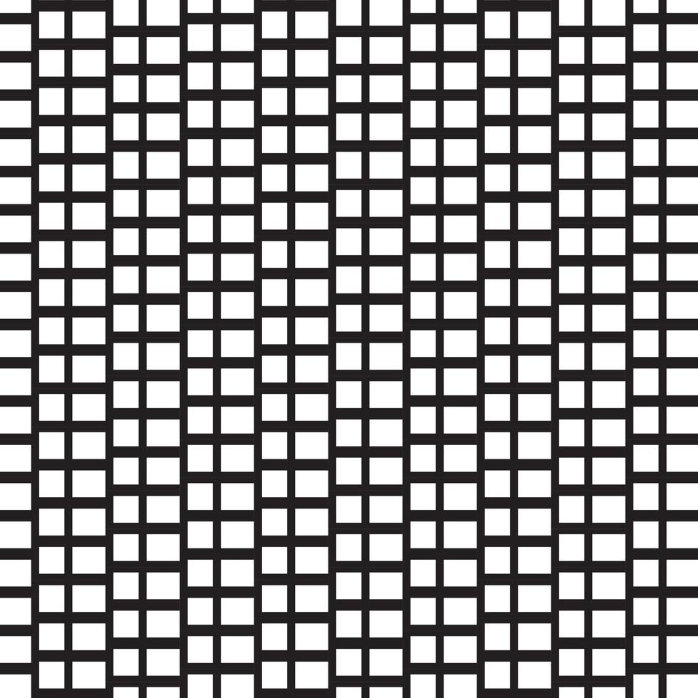 abstract pattern border Seamless black, gray and white square stripes Beautiful geometric maze pattern fabric. vector
