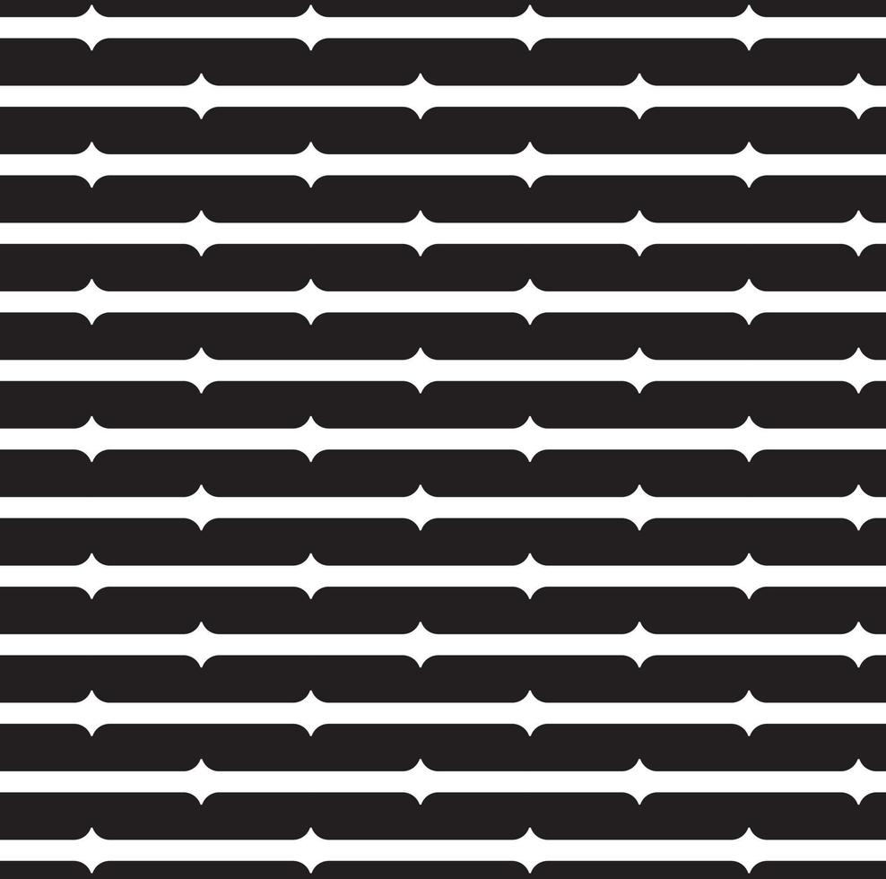 abstract pattern border Seamless black, gray and white square stripes Beautiful geometric maze pattern fabric. vector