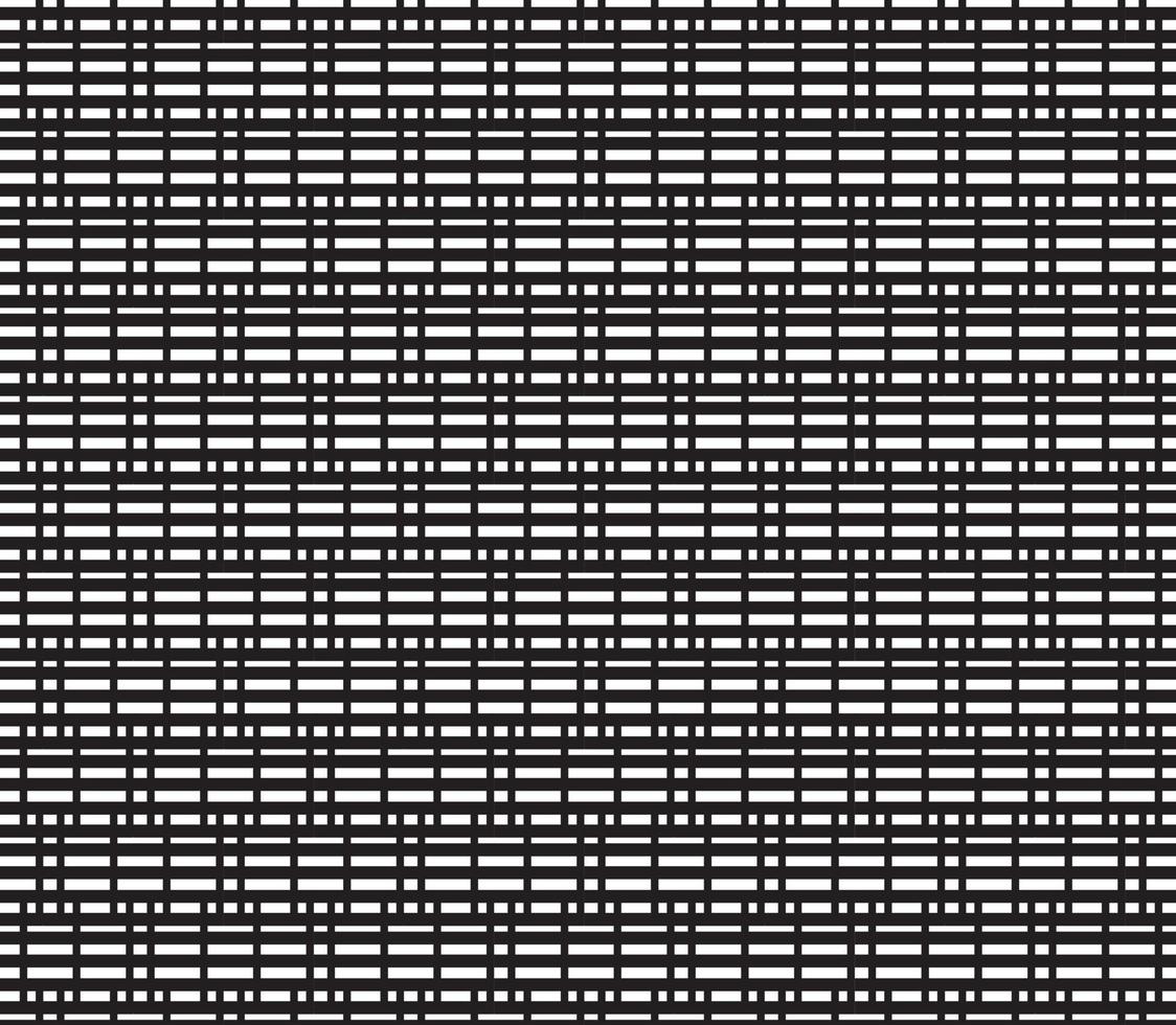 abstract pattern border Seamless black, gray and white square stripes Beautiful geometric maze pattern fabric. vector