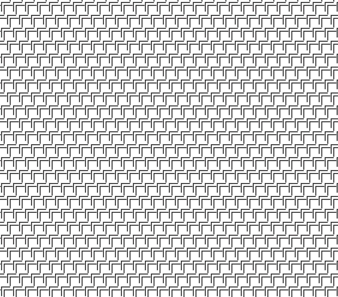 abstract pattern border Seamless black, gray and white square stripes Beautiful geometric maze pattern fabric. vector