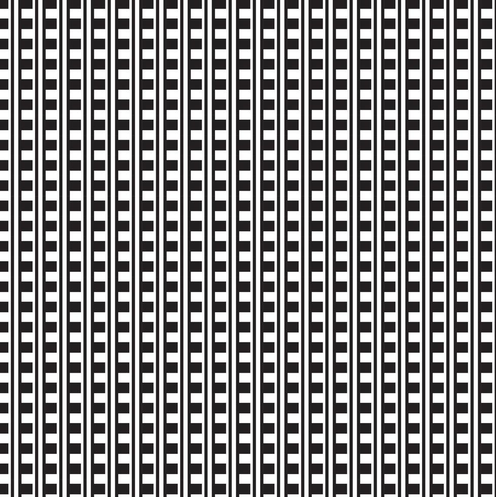 abstract pattern border Seamless black, gray and white square stripes beautiful geometric pattern fabric vector