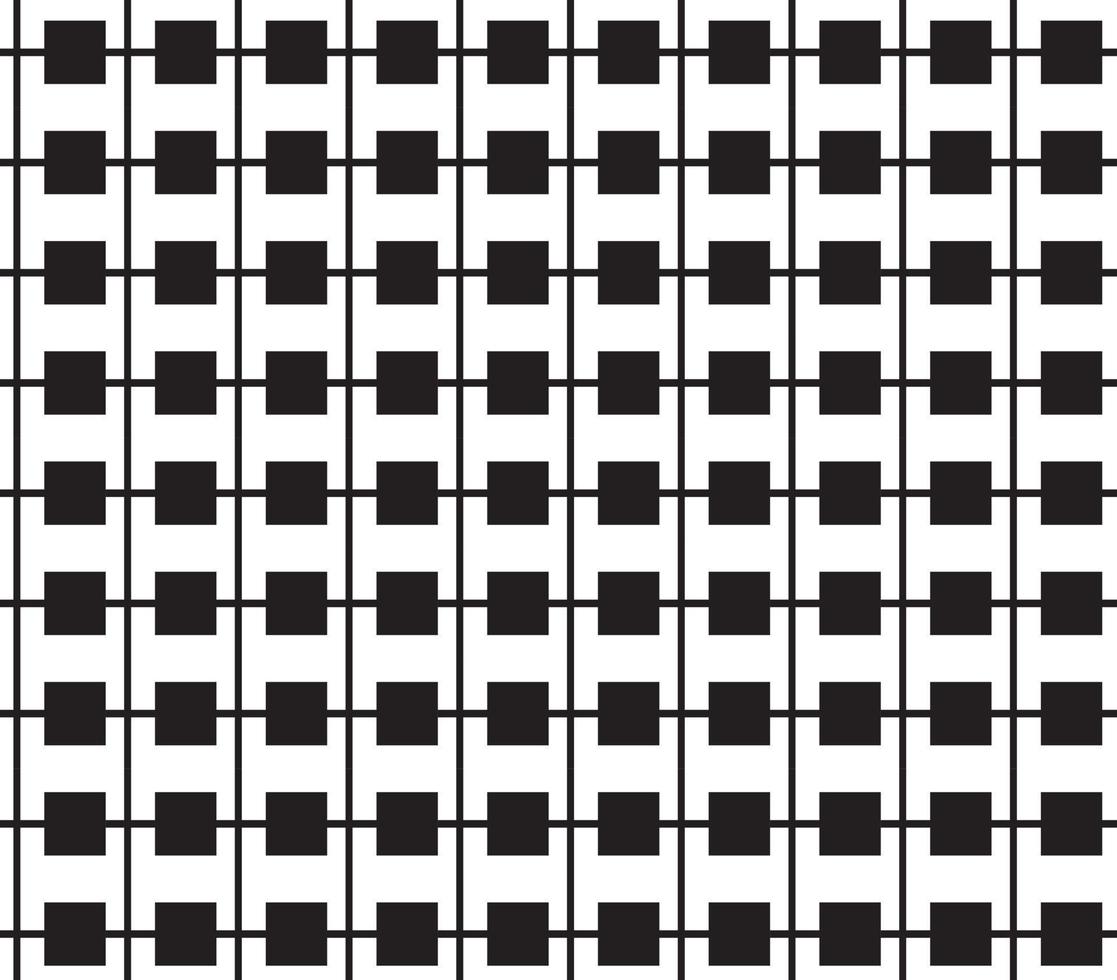 abstract pattern border Seamless black, gray and white square stripes beautiful geometric pattern fabric vector