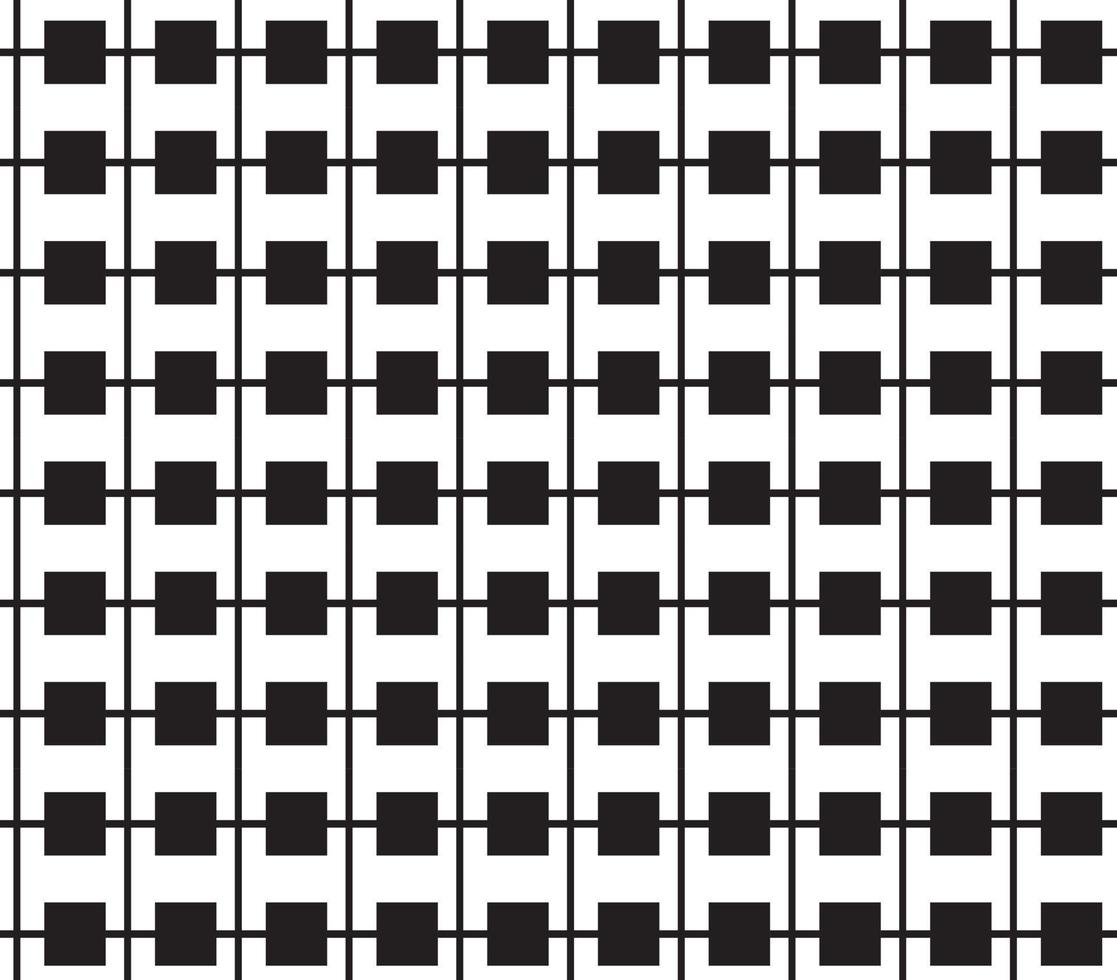 abstract pattern border Seamless black, gray and white square stripes beautiful geometric pattern fabric vector