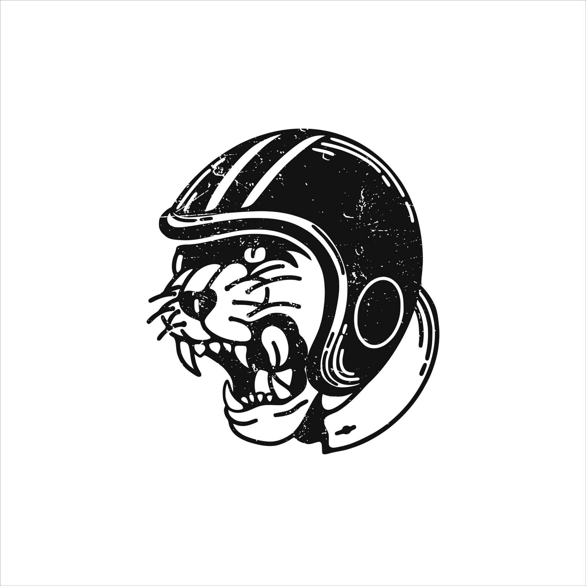 Free Vector  Biker skull in motorcycle helmet