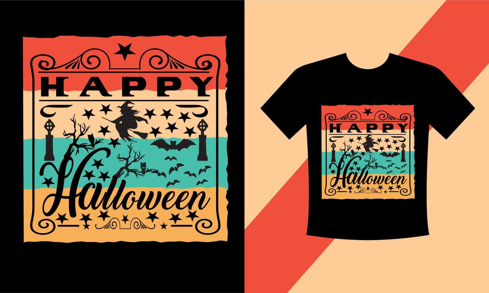 HAPPY Halloween tshirts vector