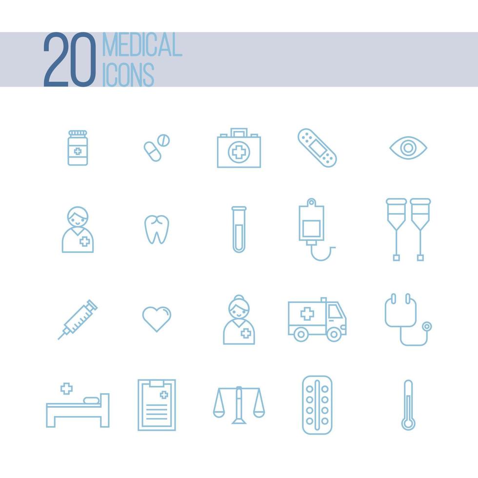 Set of Medical Icons vector