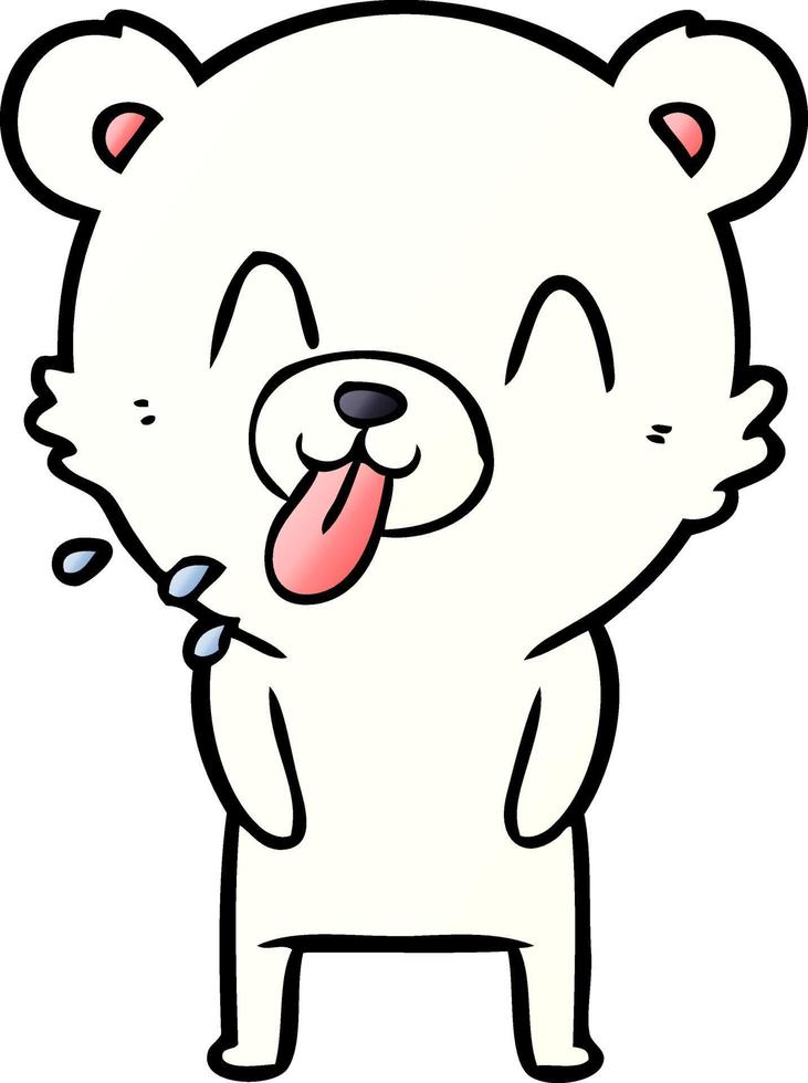 polar bear cartoon vector