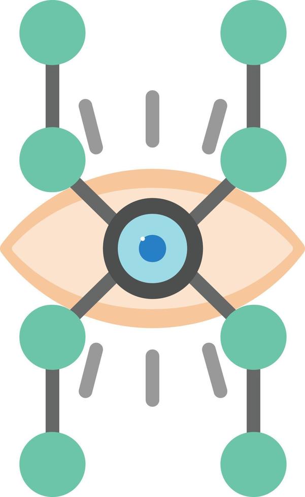 Visualization Flat Icon vector
