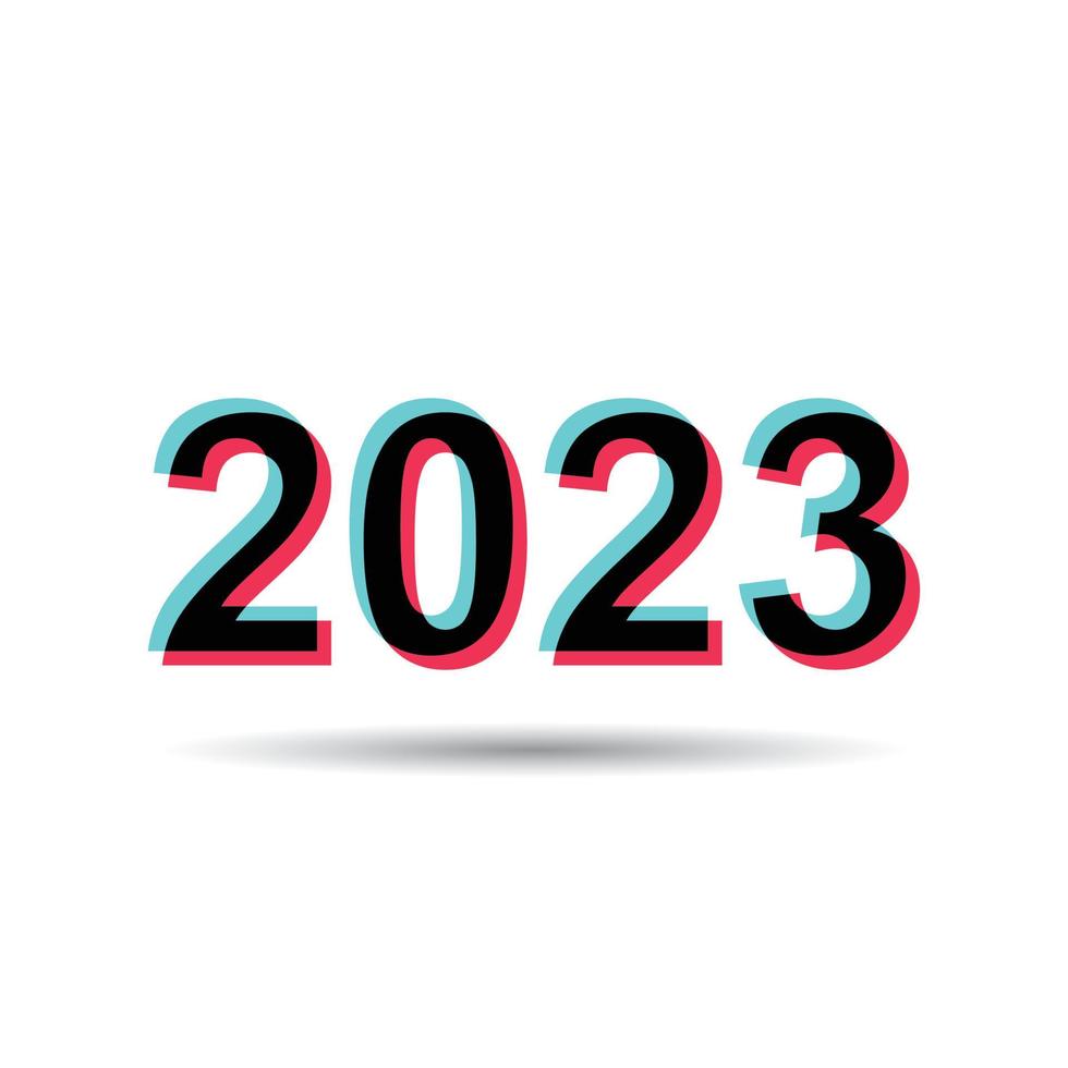 2023. 2023 image. happy new year 2023. 2023 background, 2023 number vector design illustration. Happy New Year 2023 design vector for backgrounds, banners, cards, invitations, and templates.