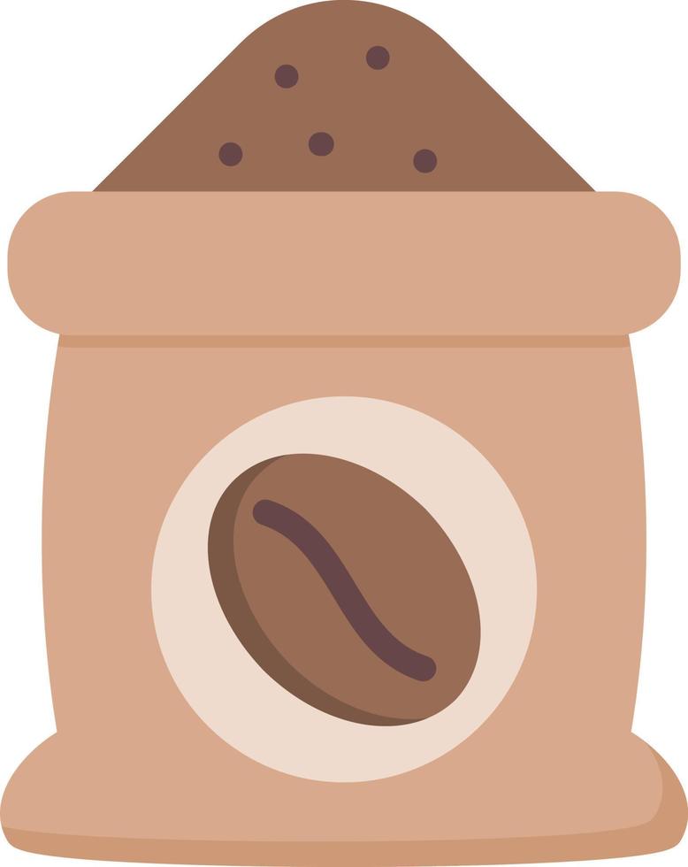 Coffee Bag Flat Icon vector