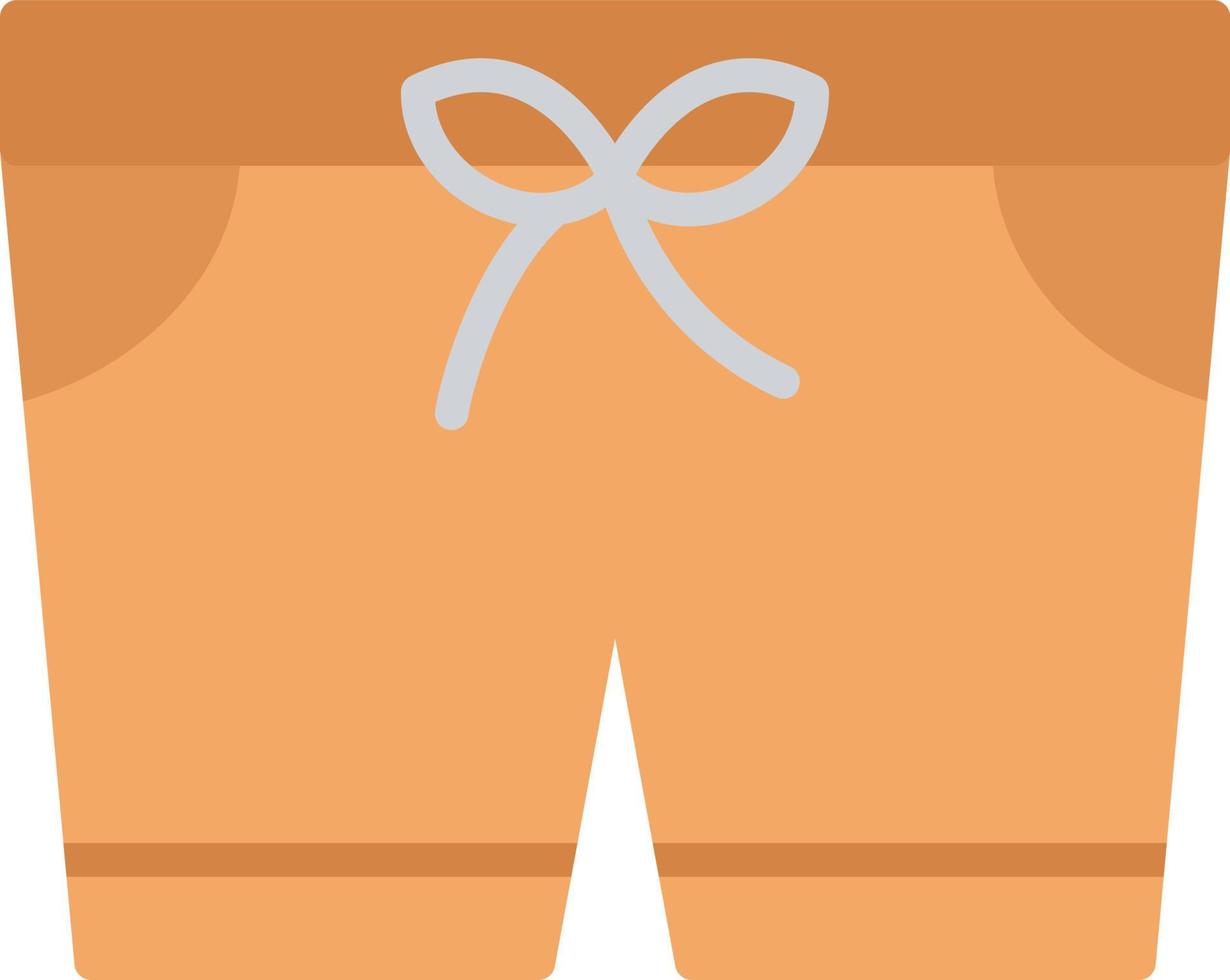 Short Flat Icon vector