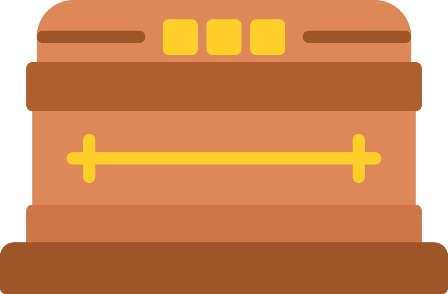 Funeral Flat Icon vector