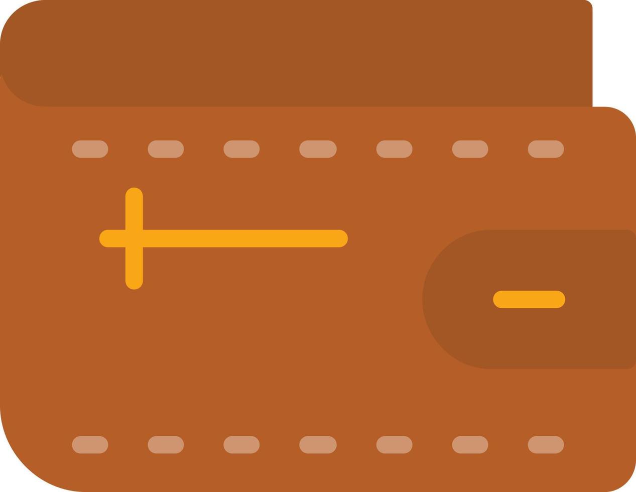 Wallet Flat Icon vector