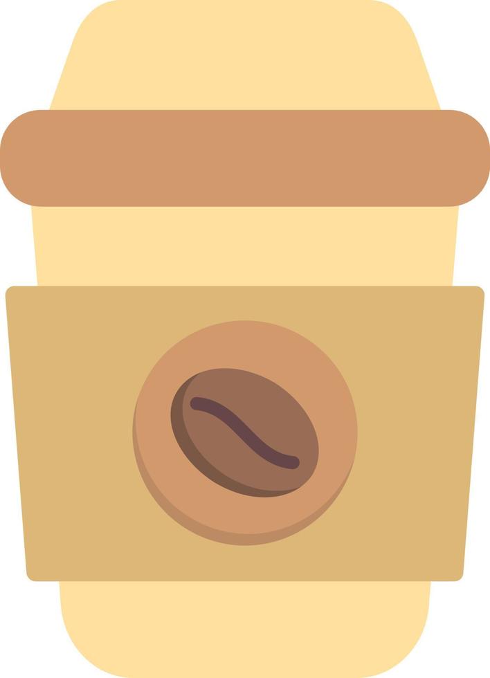 Coffee Cup Flat Icon vector