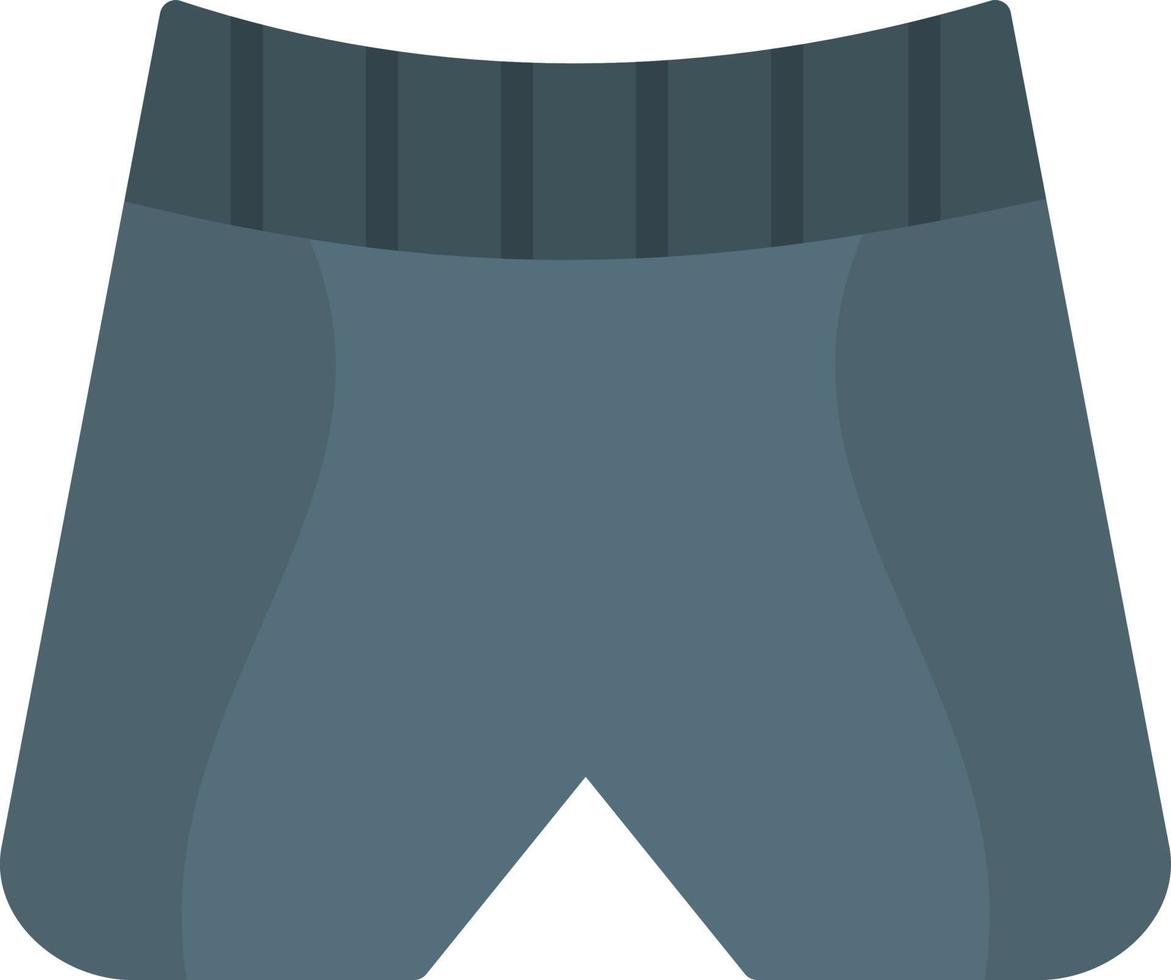 icono plano de shorts de baño vector